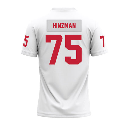 Ohio State - NCAA Football : Carson Hinzman - White Premium Football Jersey-1