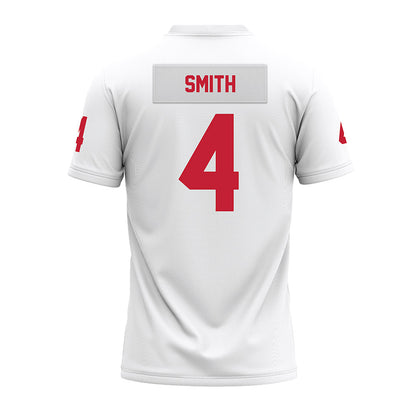 Ohio State - NCAA Football : Jeremiah Smith - White Premium Football Jersey-1