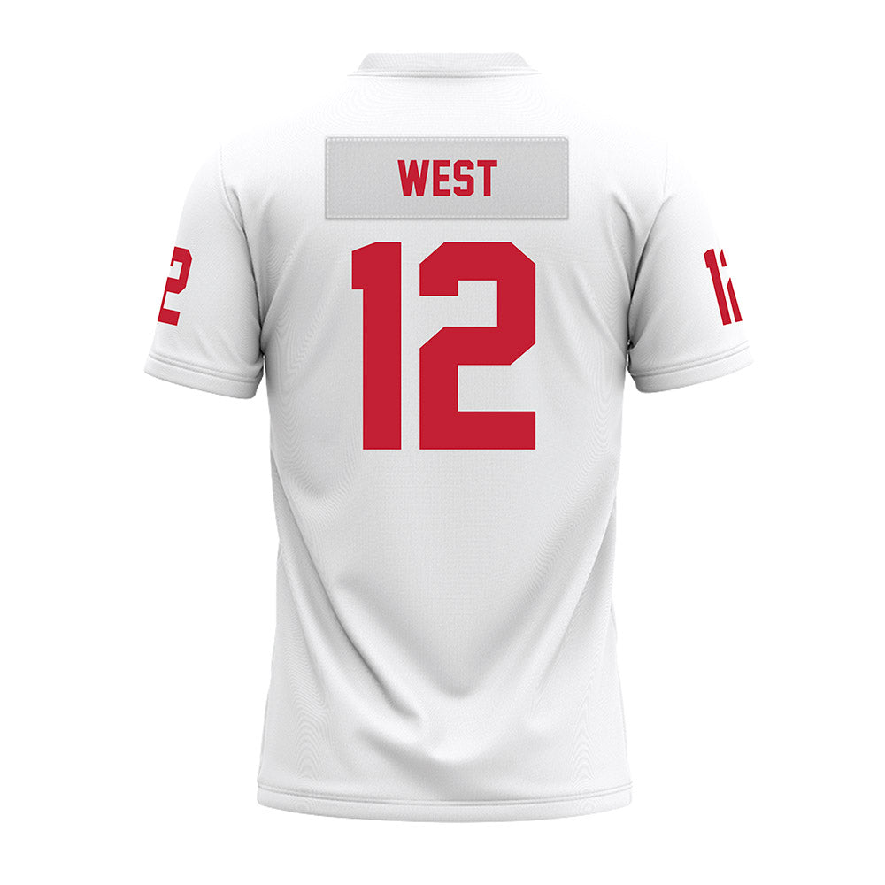 Ohio State - NCAA Football : Bryce West - White Premium Football Jersey-1