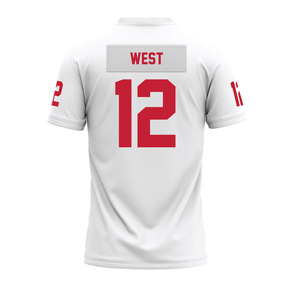 Ohio State - NCAA Football : Bryce West - White Premium Football Jersey-1