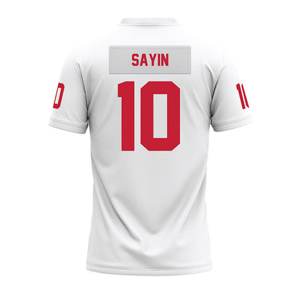 Ohio State - NCAA Football : Julian Sayin - White Premium Football Jersey-1