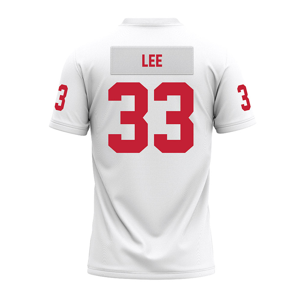 Ohio State - NCAA Football : Eli Lee - White Premium Football Jersey-1