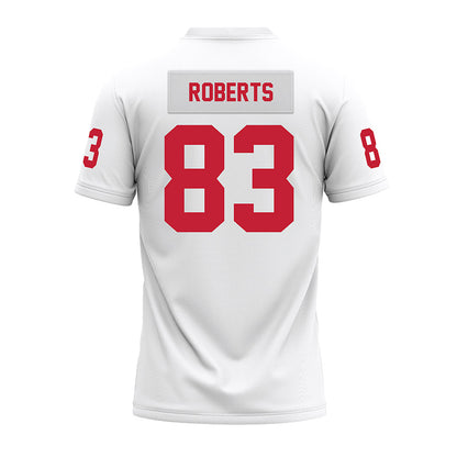 Ohio State - NCAA Football : Nate Roberts - White Premium Football Jersey-1