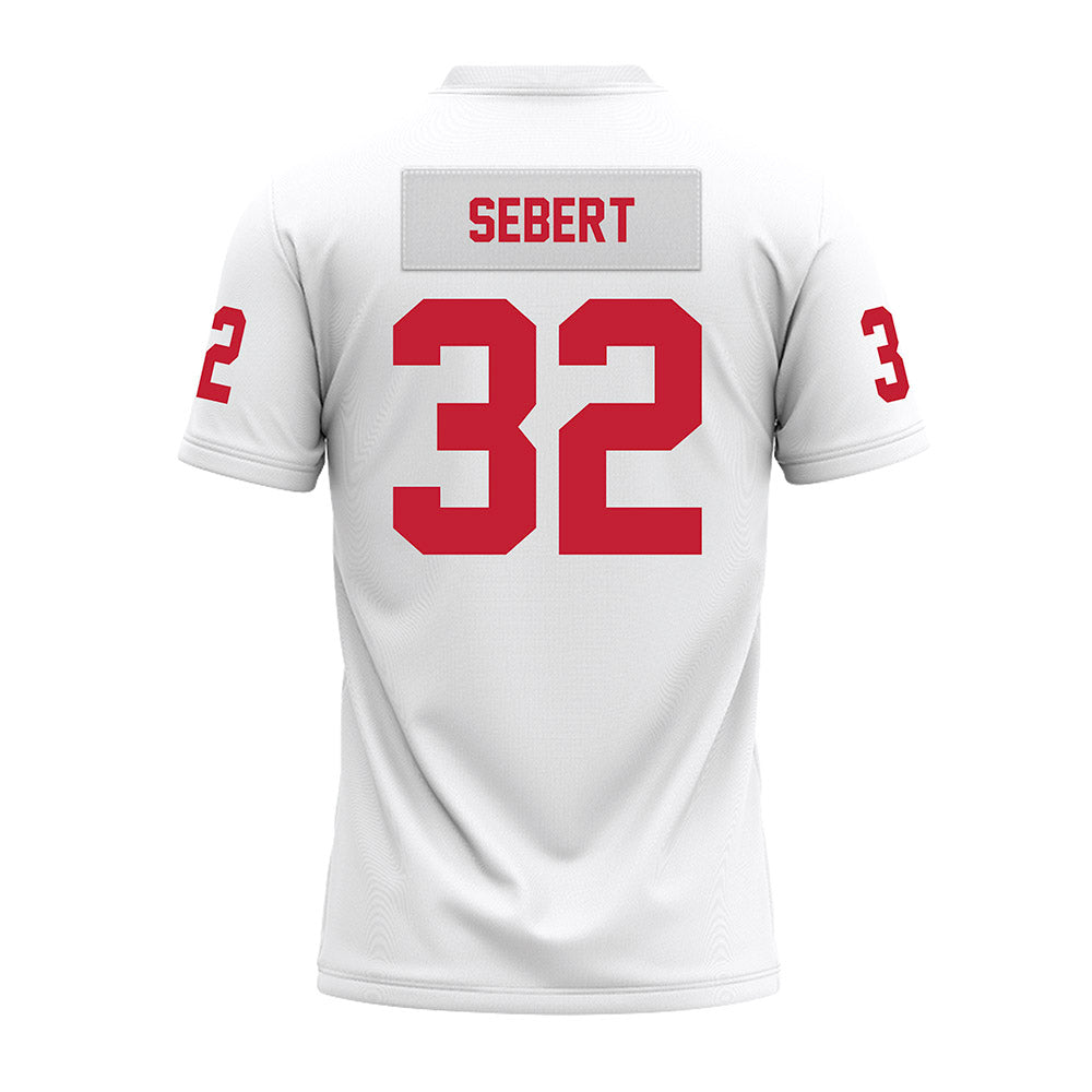 Ohio State - NCAA Football : JJ Sebert - White Premium Football Jersey-1