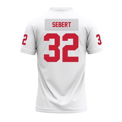 Ohio State - NCAA Football : JJ Sebert - White Premium Football Jersey-1