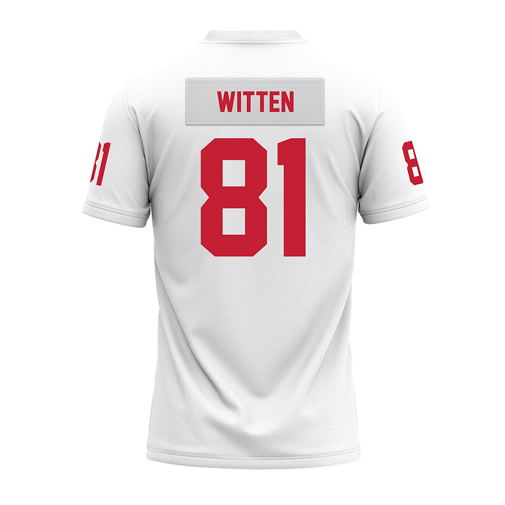 Ohio State - NCAA Football : Damarion Witten - White Premium Football Jersey-1