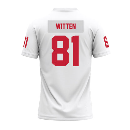 Ohio State - NCAA Football : Damarion Witten - White Premium Football Jersey-1
