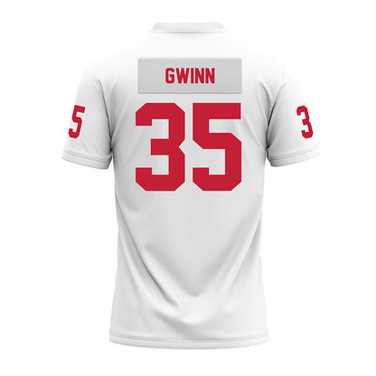 Ohio State - NCAA Football : Jaystin Gwinn - White Premium Football Jersey-1