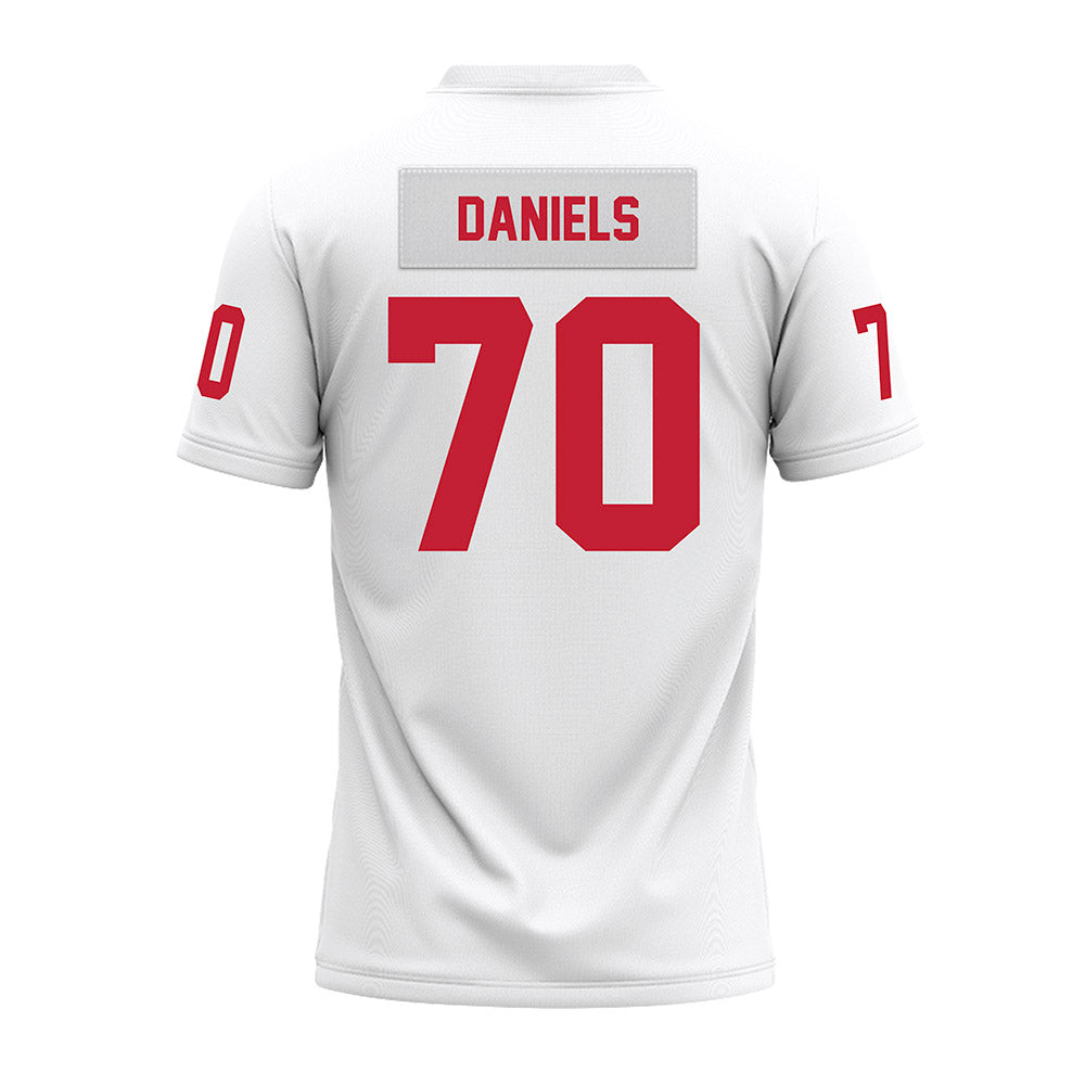 Ohio State - NCAA Football : Phillip Daniels - White Premium Football Jersey-1