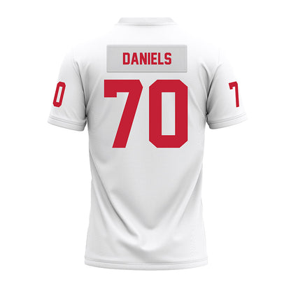 Ohio State - NCAA Football : Phillip Daniels - White Premium Football Jersey-1