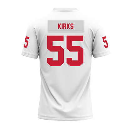 Ohio State - NCAA Football : Dominic Kirks - White Premium Football Jersey-1