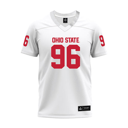 Ohio State - NCAA Football : Eddrick Houston - White Premium Football Jersey-0