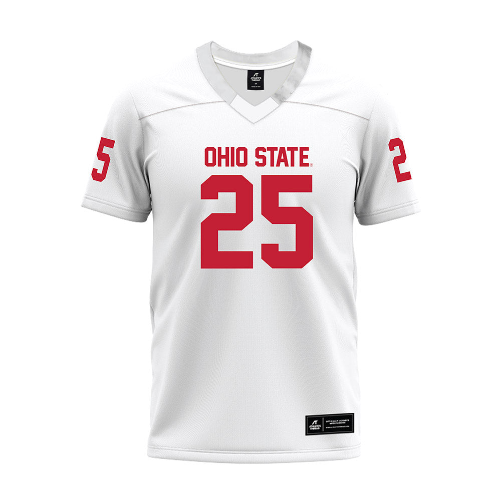 Ohio State - NCAA Football : Bo Jackson - White Premium Football Jersey-0
