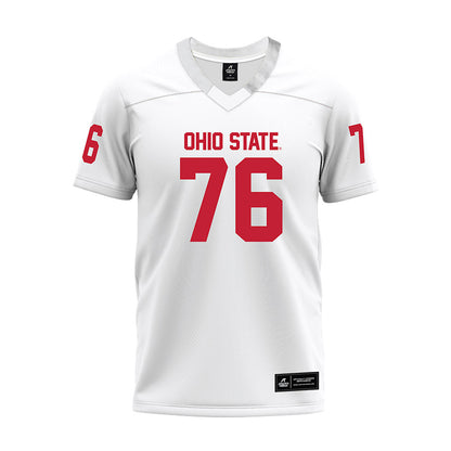 Ohio State - NCAA Football : Jake Cook - White Premium Football Jersey-0