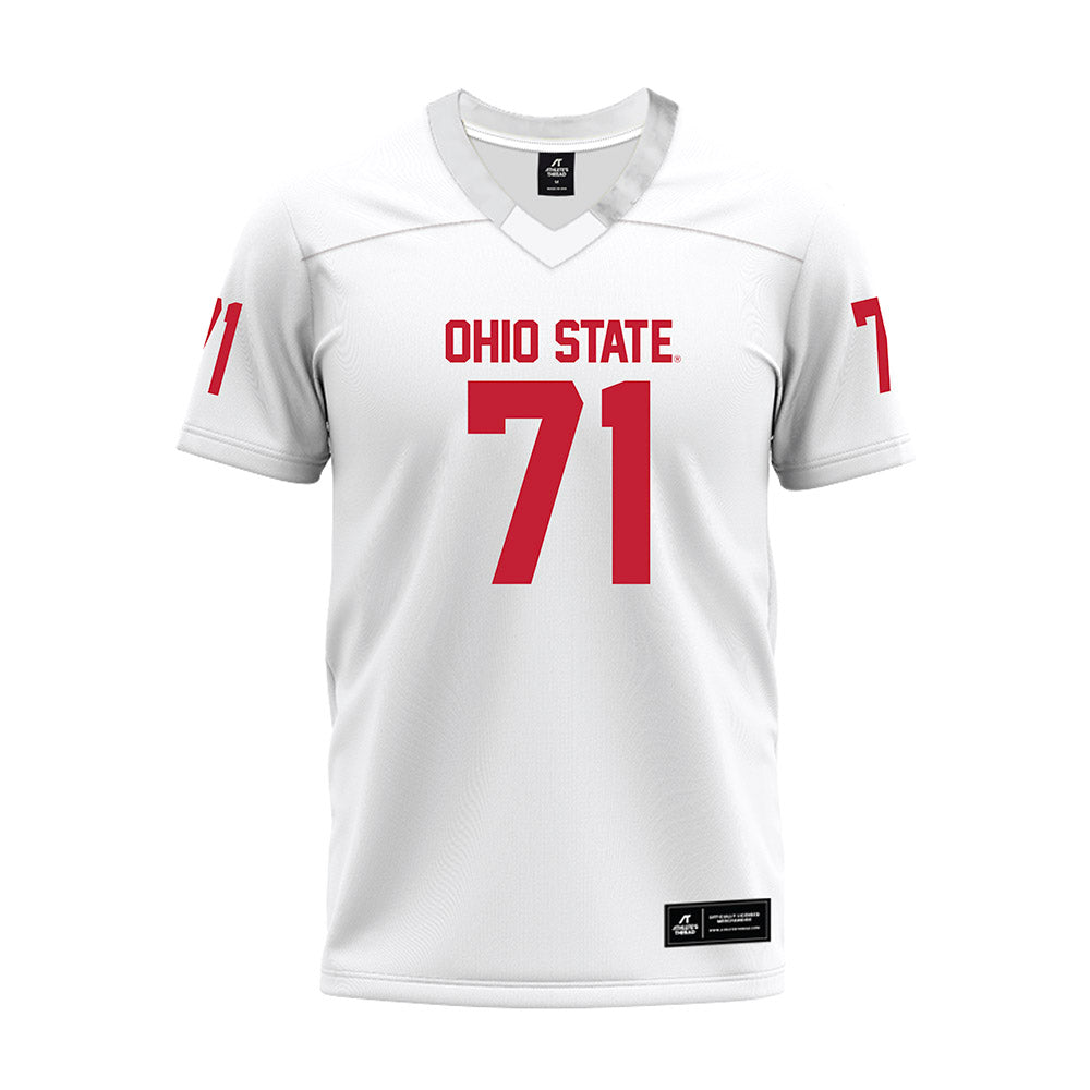 Ohio State - NCAA Football : Jayvon McFadden - White Premium Football Jersey-0