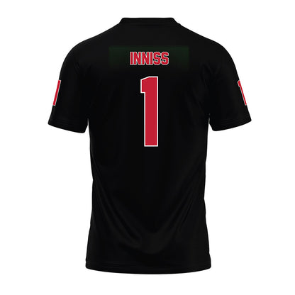 Ohio State - NCAA Football : Brandon Inniss - Black Premium Football Jersey-1