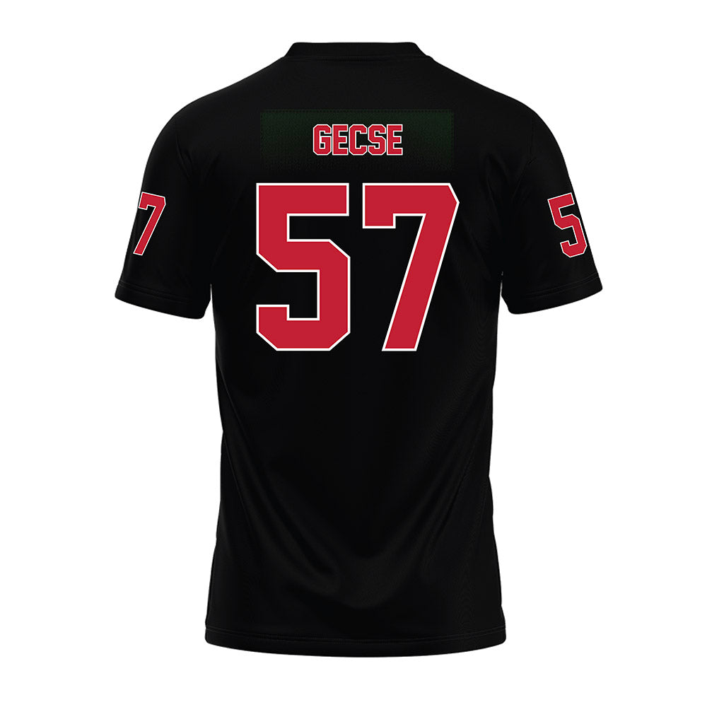 Ohio State - NCAA Football : Ian Gecse - Black Premium Football Jersey-1