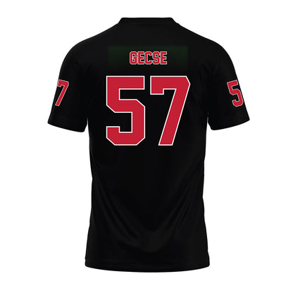 Ohio State - NCAA Football : Ian Gecse - Black Premium Football Jersey-1