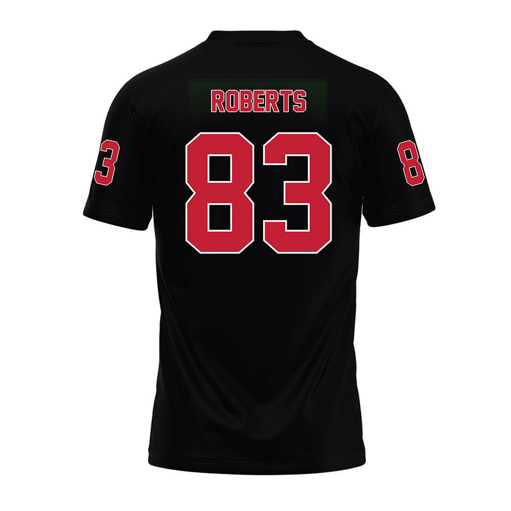 Ohio State - NCAA Football : Nate Roberts - Black Premium Football Jersey-1