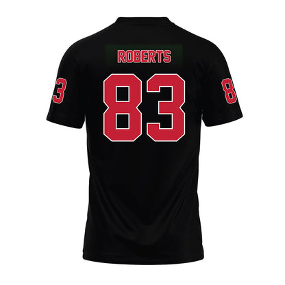 Ohio State - NCAA Football : Nate Roberts - Black Premium Football Jersey-1