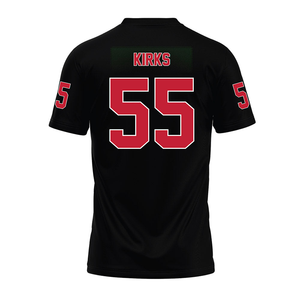 Ohio State - NCAA Football : Dominic Kirks - Black Premium Football Jersey-1