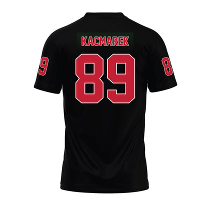 Ohio State - NCAA Football : Will Kacmarek - Black Premium Football Jersey-1