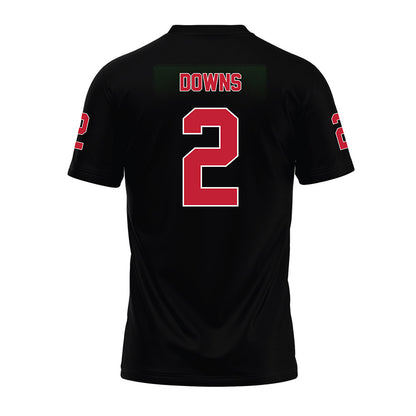 Ohio State - NCAA Football : Caleb Downs - Black Premium Football Jersey-1
