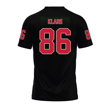 Ohio State - NCAA Football : Max Klare - Black Premium Football Jersey-1