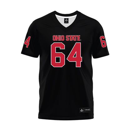 Ohio State - NCAA Football : Simon Lorentz - Black Premium Football Jersey-0