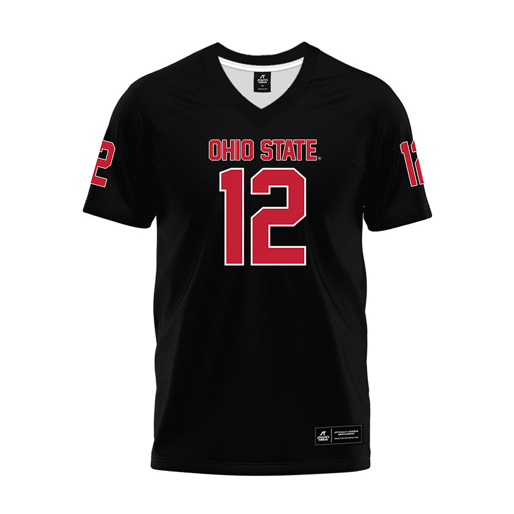 Ohio State - NCAA Football : CJ Donaldson - Black Premium Football Jersey-0