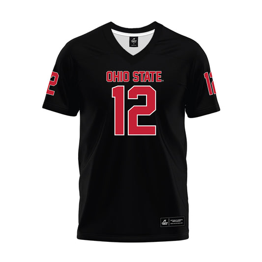 Ohio State - NCAA Football : CJ Donaldson - Black Premium Football Jersey-0