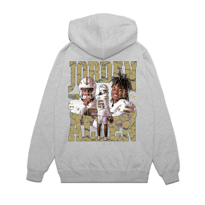 Georgia Tech - NCAA Football : Jordan Allen - Collage Premium Hooded Sweatshirt-1