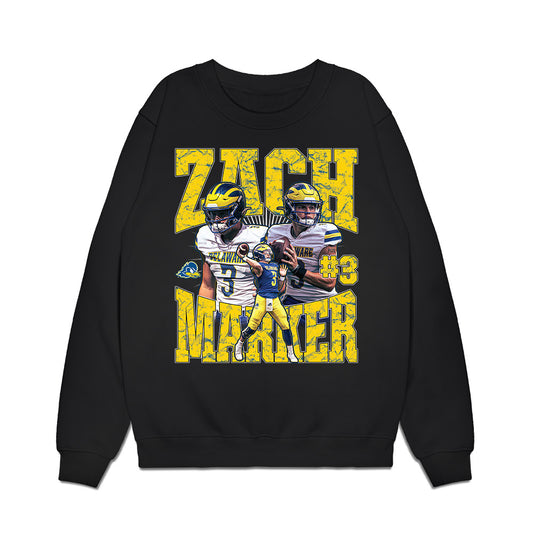 Delaware - NCAA Football : Zach Marker - Collage Premium Crewneck Sweatshirt-0