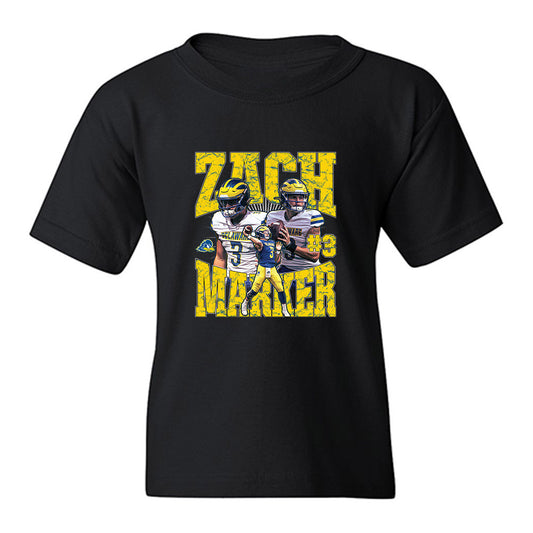 Delaware - NCAA Football : Zach Marker - Collage Youth T-Shirt-0
