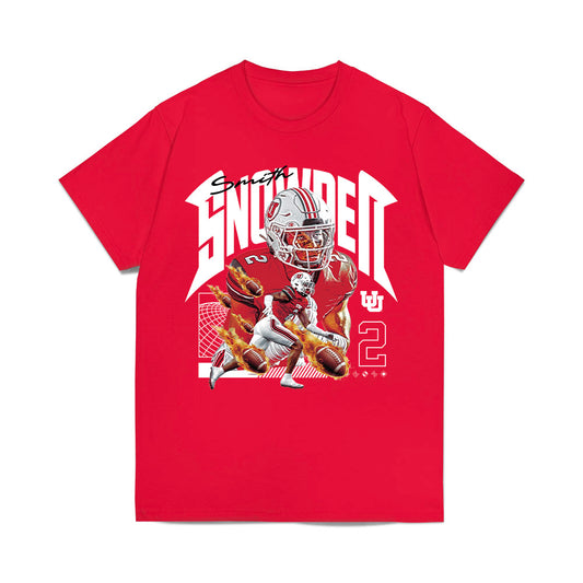 Utah - NCAA Football : Smith Snowden - Collage Comfort Colors T-Shirt-0