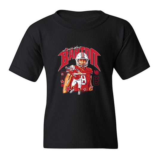 Utah - NCAA Football : Lander Barton - Collage Youth T-Shirt-0