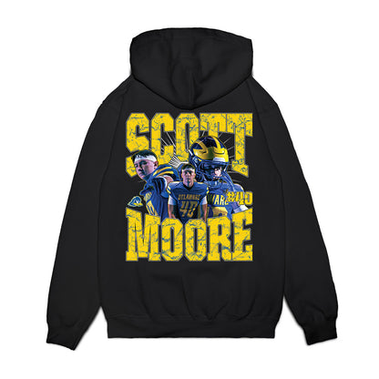 Delaware - NCAA Football : Scott Moore - Collage Premium Hooded Sweatshirt-1