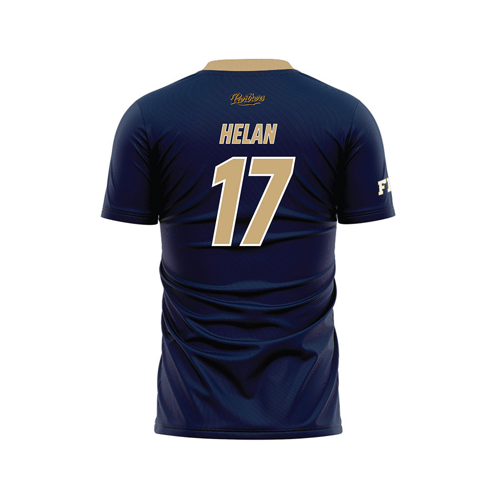 FIU - NCAA Men's Soccer : Johan Helan - Blue Soccer Jersey-1