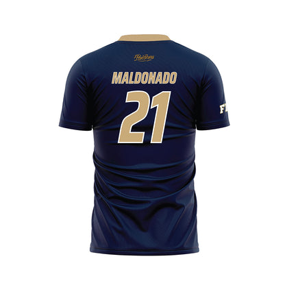 FIU - NCAA Men's Soccer : Emilio Maldonado Frei - Blue Soccer Jersey-1