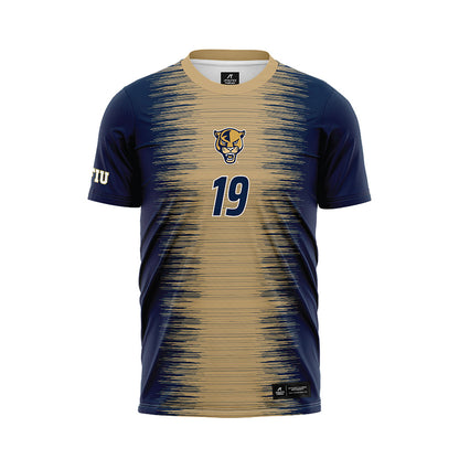 FIU - NCAA Men's Soccer : Alejandro Nasato - Blue Soccer Jersey-0