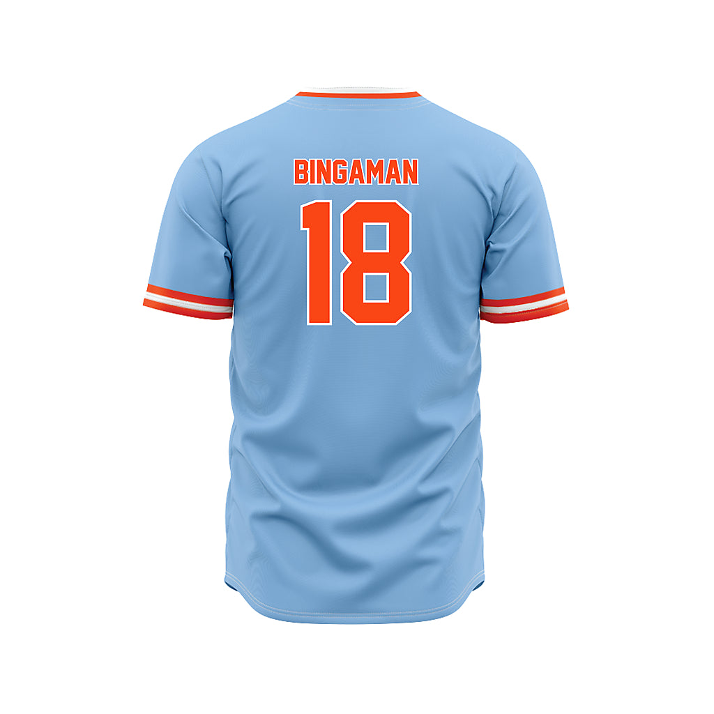 Auburn - NCAA Baseball : Ethin Bingaman - Sky Blue Jersey-1