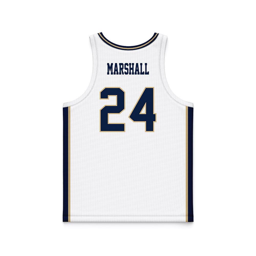 GWU - NCAA Men's Basketball : Tyrone Marshall - White Basketball Jersey-1