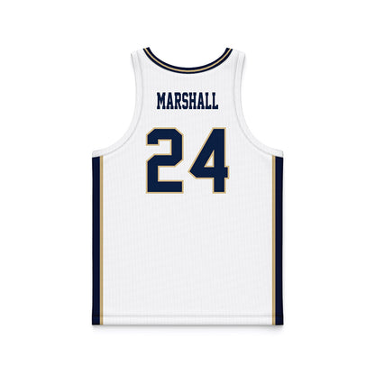 GWU - NCAA Men's Basketball : Tyrone Marshall - White Basketball Jersey-1