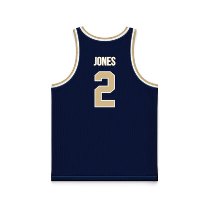 GWU - NCAA Men's Basketball : Christian Jones - White Basketball Jersey-1