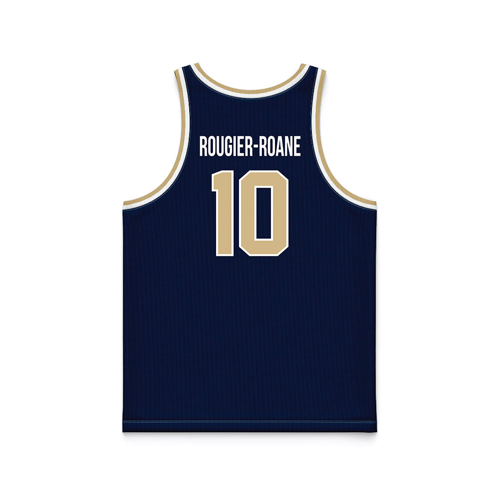 GWU - NCAA Men's Basketball : Jalen Rougier-Roane - Navy Basketball Jersey-1