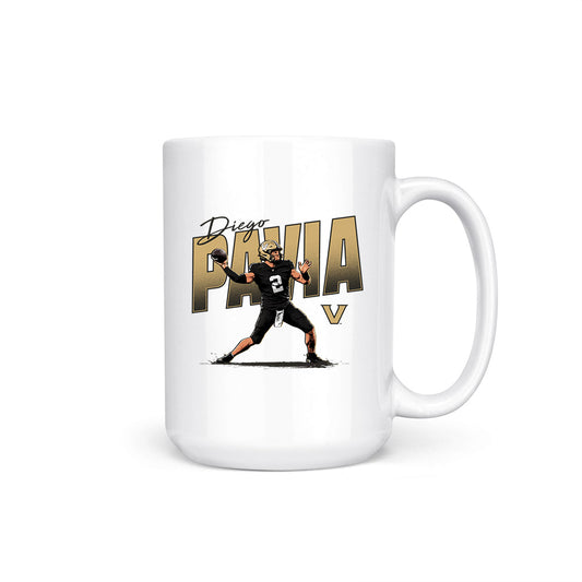 Vanderbilt - NCAA Football : Diego Pavia - Coffee Mug-0