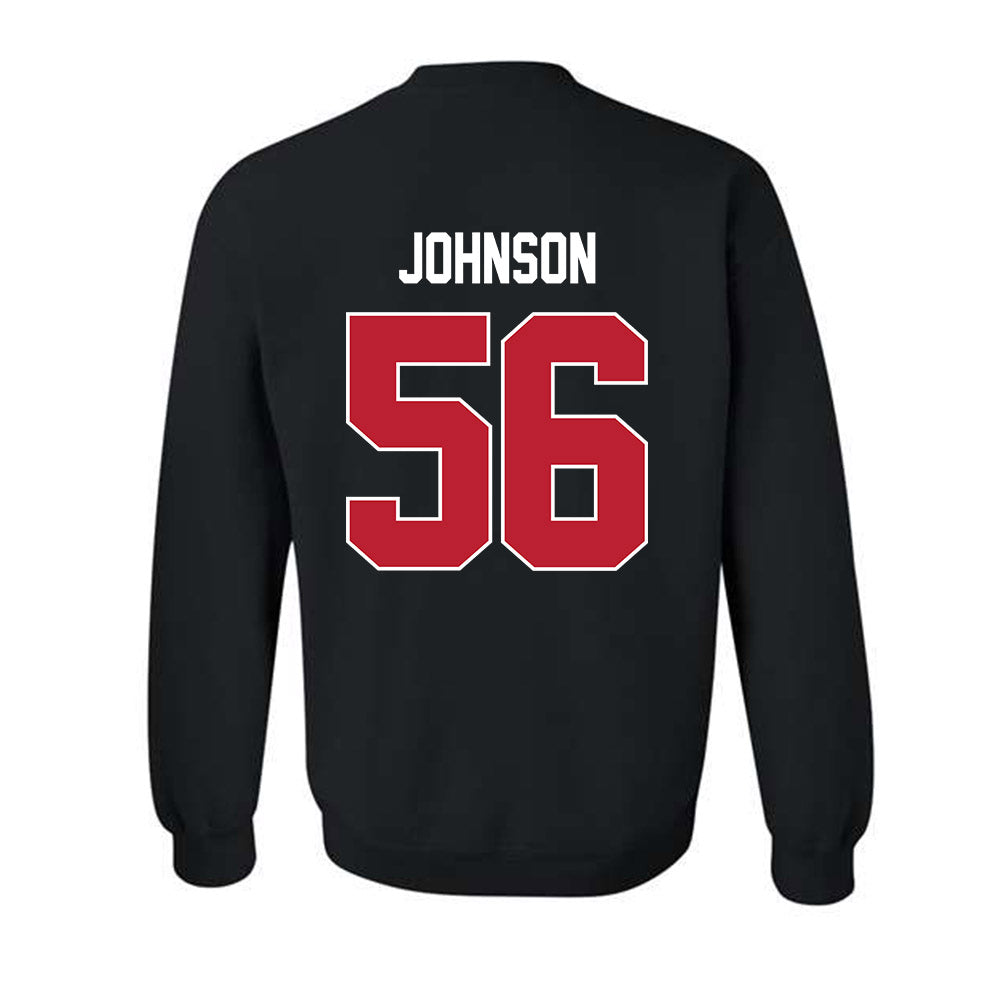 Georgia - NCAA Football : Nasir Johnson - Helmet Shersey Crewneck Sweatshirt-1