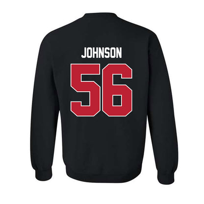 Georgia - NCAA Football : Nasir Johnson - Helmet Shersey Crewneck Sweatshirt-1