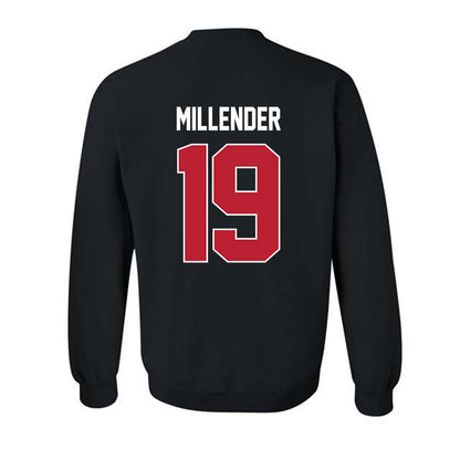 Georgia - NCAA Football : Hezekiah Millender - Helmet Shersey Crewneck Sweatshirt-1