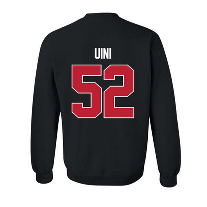 Georgia - NCAA Football : Michael Uini - Helmet Shersey Crewneck Sweatshirt-1